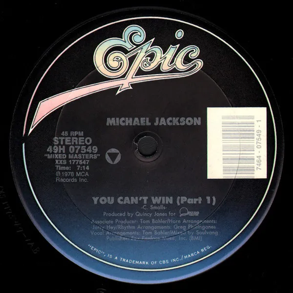 You Can't Win (Part 1) / Billie Jean