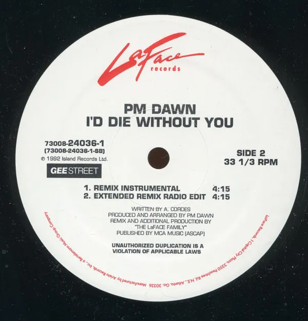 I'd Die Without You