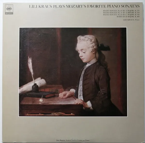 Lili Kraus Plays Mozart's Favorite Piano Sonatas