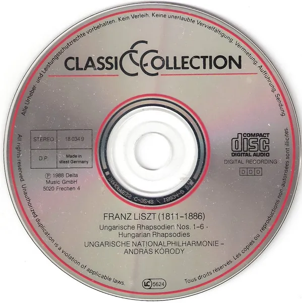 Ungarische Rhapsodien 1-6