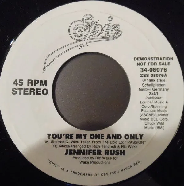 You're My One And Only
