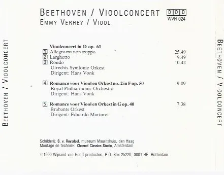 Vioolconcert // Romances Voor Viool En Orkest