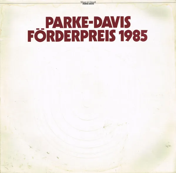 Parke-Davis Förderpreis 1985