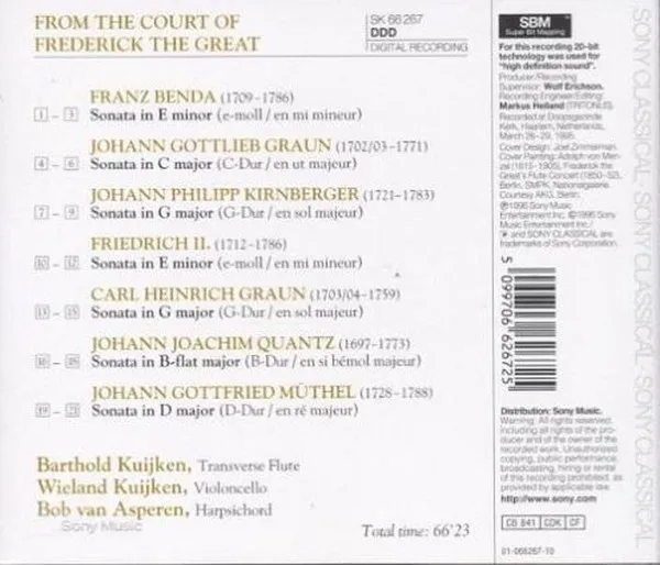 From The Court Of Frederick The Great