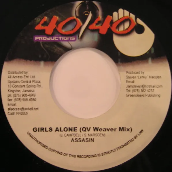 Girls Alone (QV Weaver Mix) / In God We Trust (QV Weaver Mix)