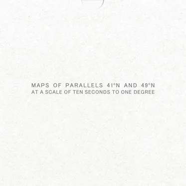 A Map Of Parallels 41˚N And 49˚N At A Scale Of Ten Seconds To One Degree