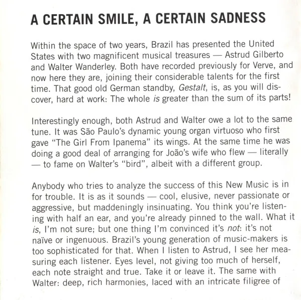 A Certain Smile A Certain Sadness