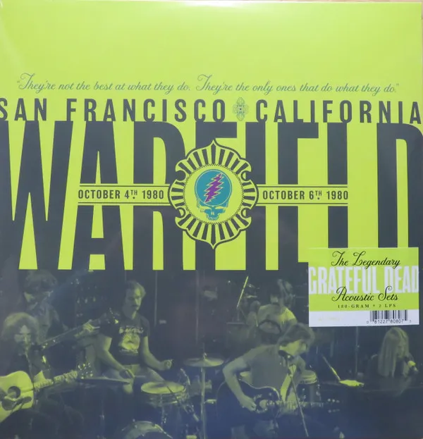 Grateful Dead:  The Warfield, San Francisco, Ca Oct 4 & 6, 1980 (Rsd 2025) / 180Gr.