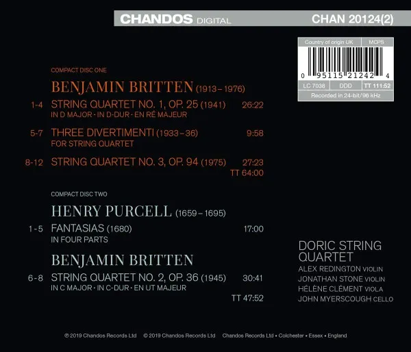 Streichquartette Nr.1 & 3