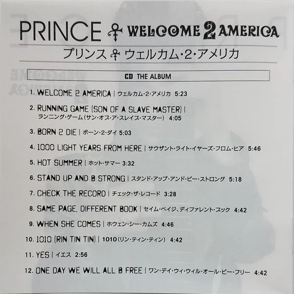 Welcome 2 America = ウェルカム 2 アメリカ
