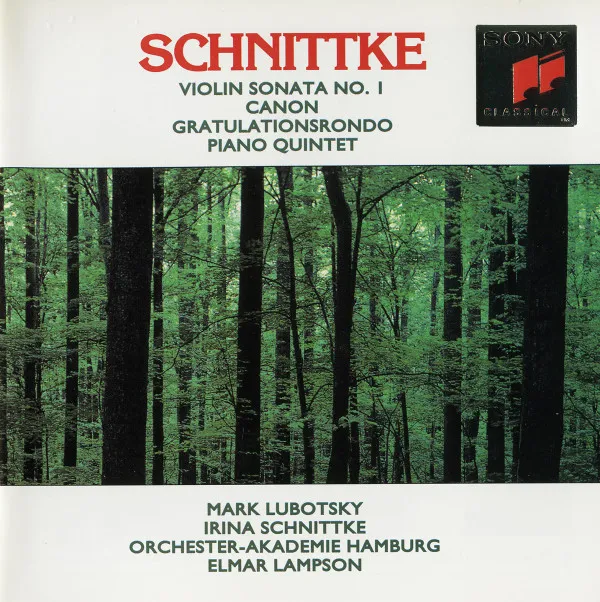 Violin Sonata No. 1, Canon, Gratulationsrondo, Piano Quintet