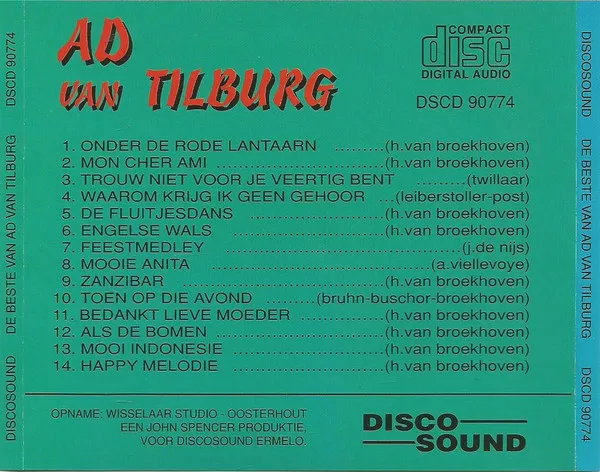 De Beste Van Ad van Tilburg